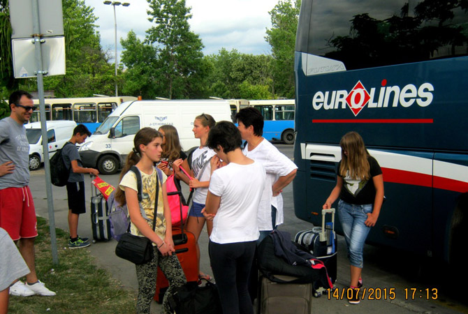 Baošićba induló diákok 2ö15. július 14.